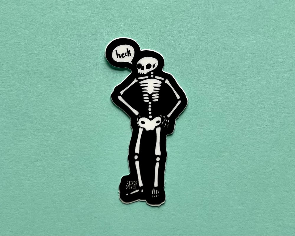 Image of MINI skeleton vinyl sticker
