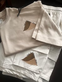 Men’s White and khaki set