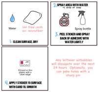 Image 6 of COQUI Large Peeker Sticker