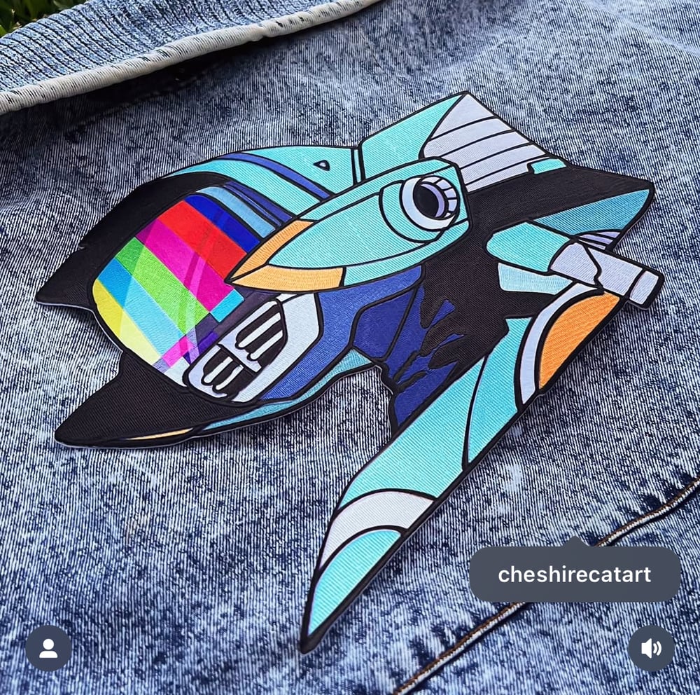 Image of Kanti: TV Bars Back Patch - 12 inch