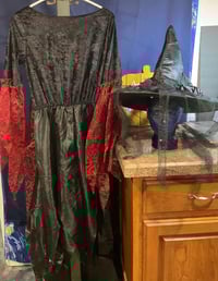 Image 3 of Witch Costume with Hat