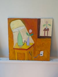 Image 2 of Rose, 2025. Oil on linen. 12 x 12 inches. Unframed.