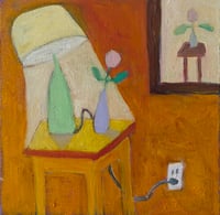 Image 1 of Rose, 2025. Oil on linen. 12 x 12 inches. Unframed.