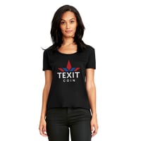 Image 1 of Texit Coin Ladies' Festival Scoop Neck / 5030