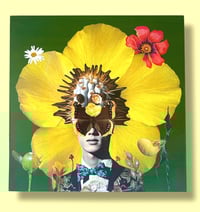 Image 1 of Taking Up Space - Original Art - Collage Art - Inspirational Art - Botanical Art 