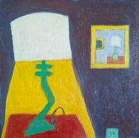 Uncertainty, 2025. Oil on linen. 12 x 12 inches, unframed. 