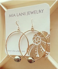 Image 1 of Tahitian Hoop Earrings
