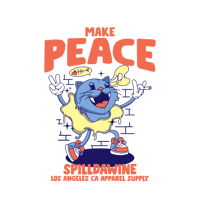 Image 2 of "Make Peace Tee"