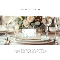 Image 2 of Custom made order for Autumn - 140 place cards + 14 Seating Charts - B
