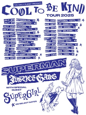 Image of ***PRE-ORDER*** COOL TO BE KIND TOUR 2025 TEE