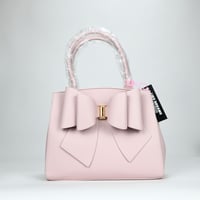 Image 2 of Like Dreams / Crossi Park Bowtie Satchel Bag - Blush