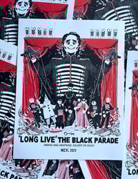 Image 2 of "Long Live" The Black Parade Risograph Print