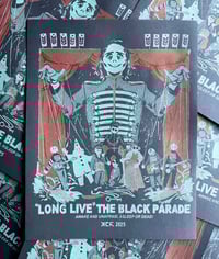 Image 3 of "Long Live" The Black Parade Risograph Print