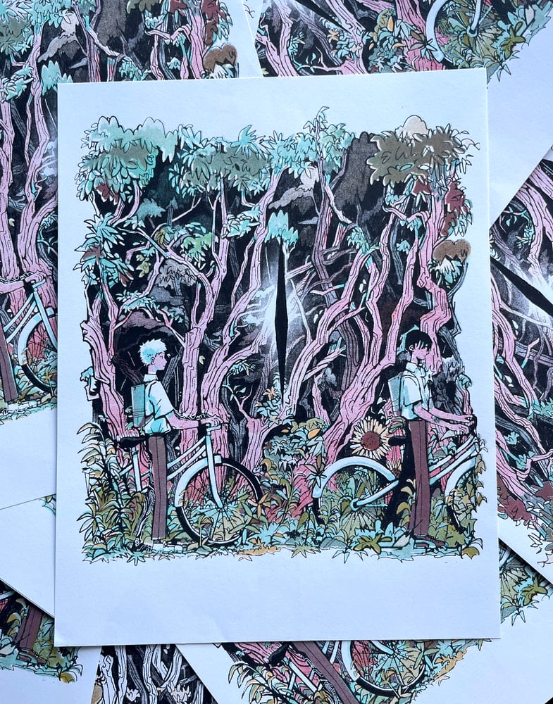 Image of The Summer Hikaru Died Risograph Print