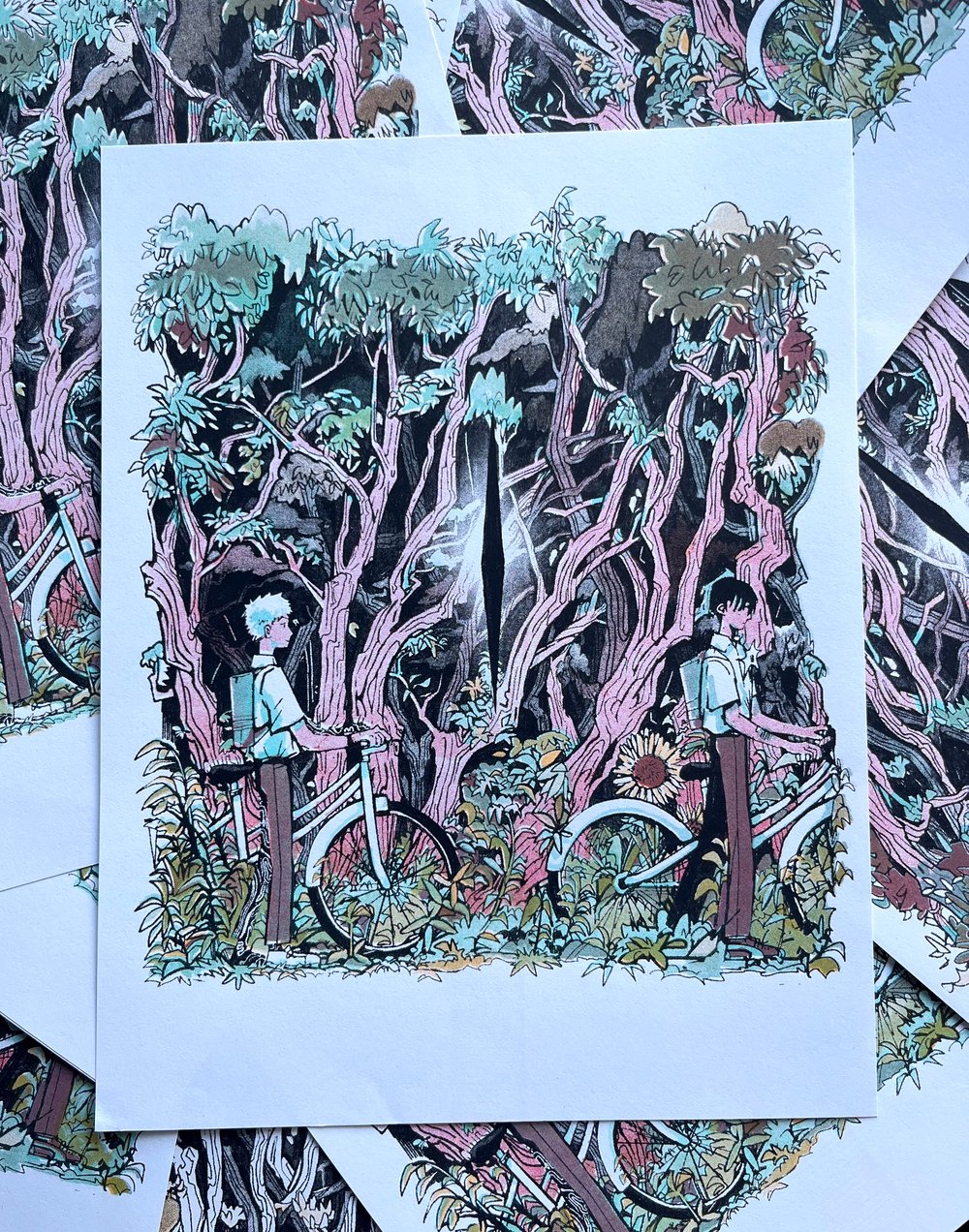 Image of The Summer Hikaru Died Risograph Print