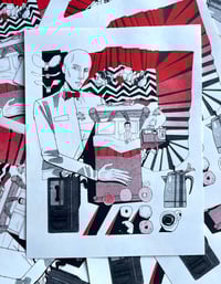 Twin Peaks Risograph Print