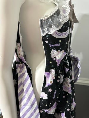 Image of Sanrio Kawaii Kuromi Dress Anime Cosplay Costume Halloween Womens Size S  Free Shipping