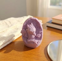 Image 2 of Blue, Purple and Pink Dragon Candle (Blue Sea)