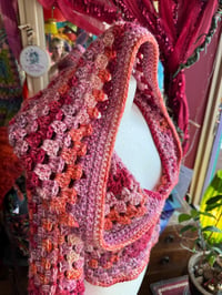 Image 2 of CROCHET PATTERN - The Goddess Hood. Tutorial for hooded scarf or to attach to jumper / cardigan -...