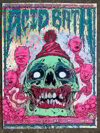Image 4 of Acid Bath Screen Printed Poster - Manila/Holographic Foil/Swirl Foil
