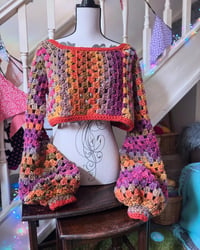Image 3 of CROCHET PATTERN - The Crop Wiz - Make Your Own Crop Sweater. Tutorial to create cropped jumper wi...