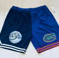 Image 1 of CAROLINA (NAVY)  X FLORIDA (R. BLUE) MASH UP SHORT