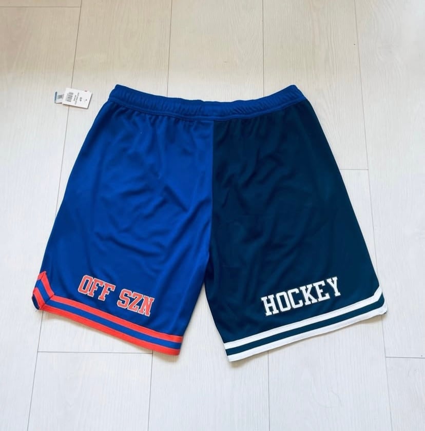 CAROLINA (NAVY)  X FLORIDA (R. BLUE) MASH UP SHORT