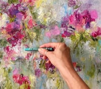Image 4 of NEW - Sunshine Coast  Painting Workshop / Masterclass - Still Life Abstract  Floral