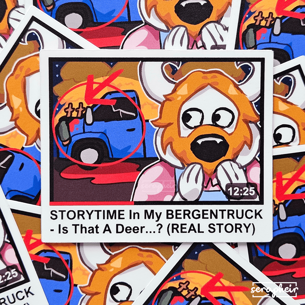 Image of Bergentrück Storytime - Deltarune - Sticker