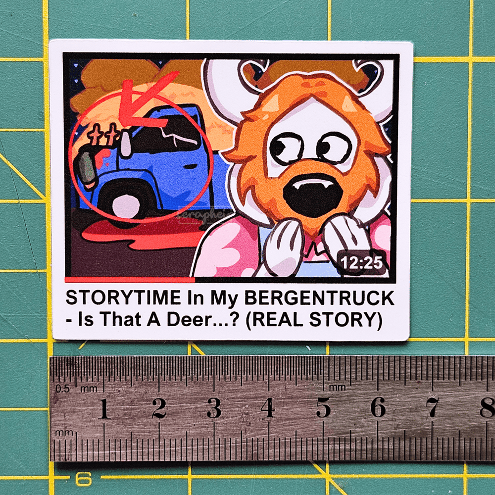 Image of Bergentrück Storytime - Deltarune - Sticker