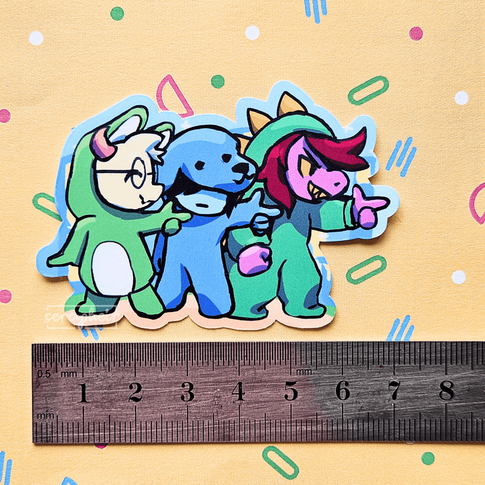 Image of Fun Gang Onesies - Deltarune - Sticker