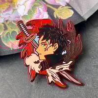 Image 2 of  Kagurabachi Chihiro / Hakuri Color-Plated Enamel Pins