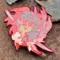 Image 3 of  Kagurabachi Chihiro / Hakuri Color-Plated Enamel Pins