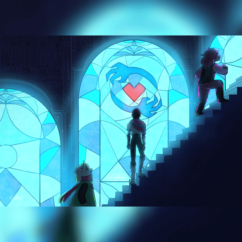 Image of Dark Sanctuary | Deltarune - Print