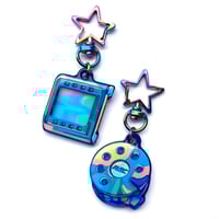 Image 1 of Zenless Zone Zero | Polychrome / Master Tape 1.5" Holographic Keychain