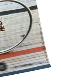 Image 2 of Original Vintage poster Adidas Sport Shoes Eddy Merckx World Hour Record Cyclist Race