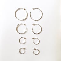 Image 2 of Large Celestial hoop- Silver