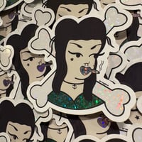 Image 2 of Man's Ruin Sticker *** GLITTER ***