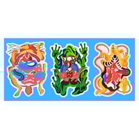 Splayed Sticker Pack No.1 (Pack of 3) 