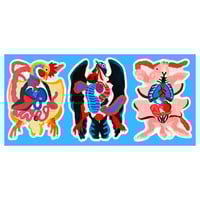 Splayed Sticker Pack No.2 (Pack of 3)