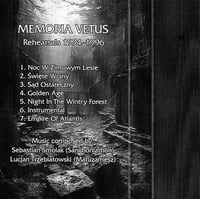 Image 3 of Memoria Vetus-Rehearsals 1994-1996 MC