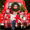 The Vintage Red TRUCK Holiday Portrait Experience November 1st SATURDAY