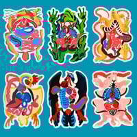 Splayed Stickers (Individual)