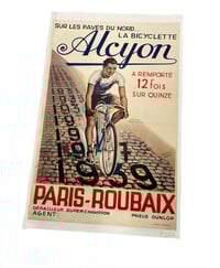 Image 1 of Original vintage bicycle poster / Alcyon "Paris-Roubaix" 1939