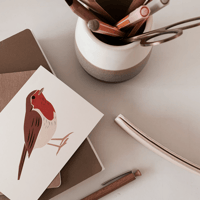 Image 2 of Wooden card holder 
