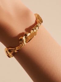 Irregular Gold Bracelet – Stainless Steel