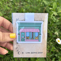 Image 1 of Marcapáginas tienda de libro cute