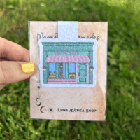 Image 3 of Marcapáginas tienda de libro cute