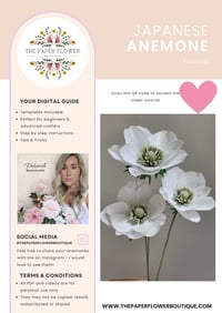 Image 1 of Japanese Anemone Paper Flower Tutorial