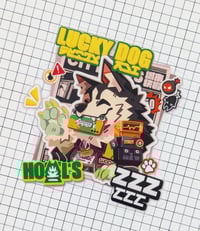 Image 1 of LUCKY DOG HOWL ZZZ - Sticker